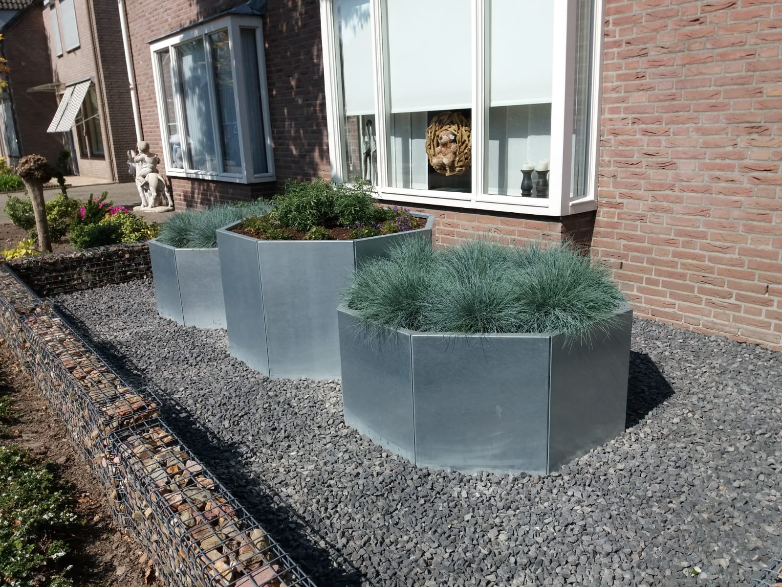 Achteckig Pflanzgefäß