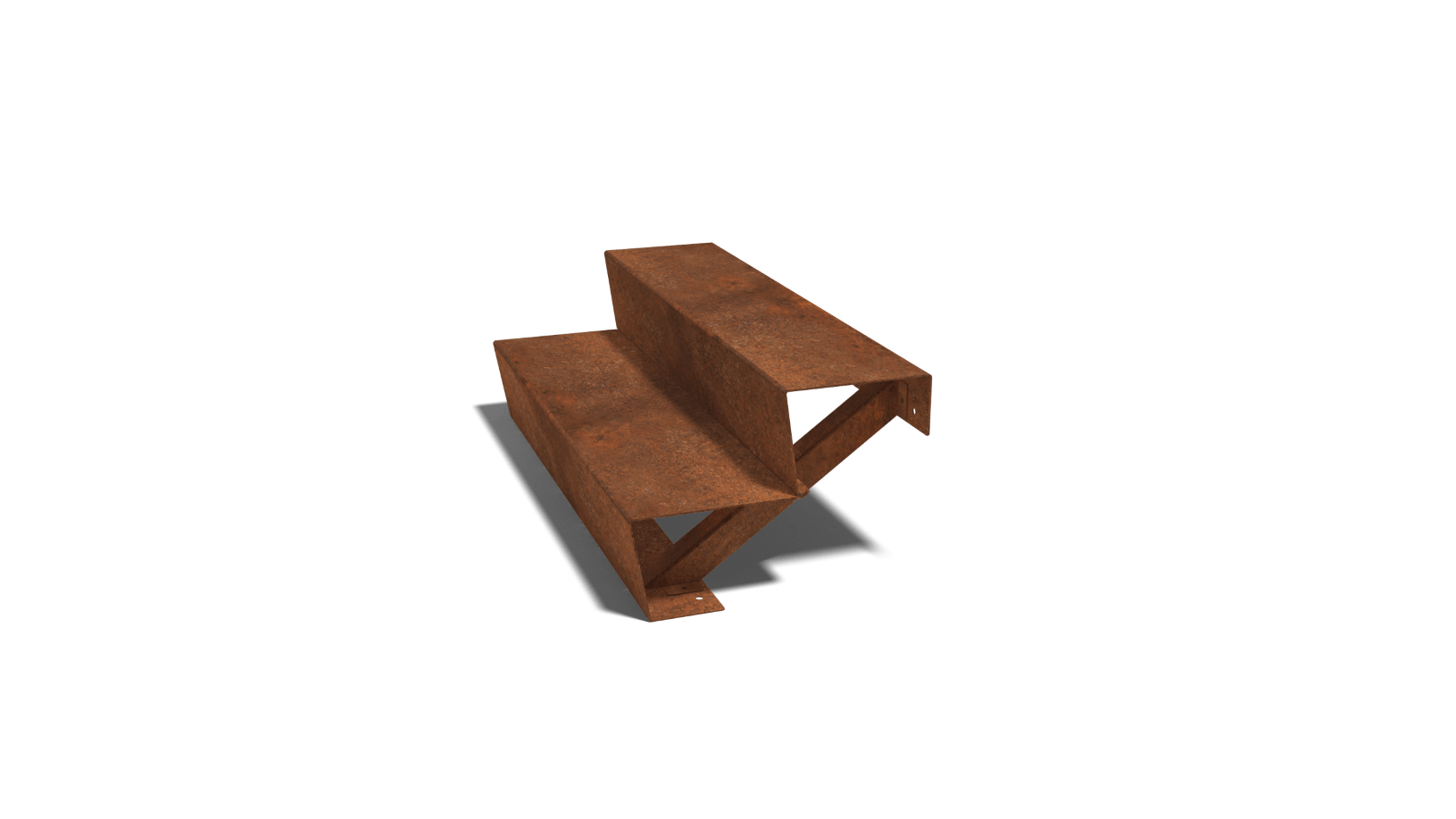Treppe aus Cortenstahl Treppe aus Cortenstahl