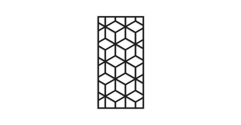 Wanddekoration aus Metall Geometric Pattern 2.0