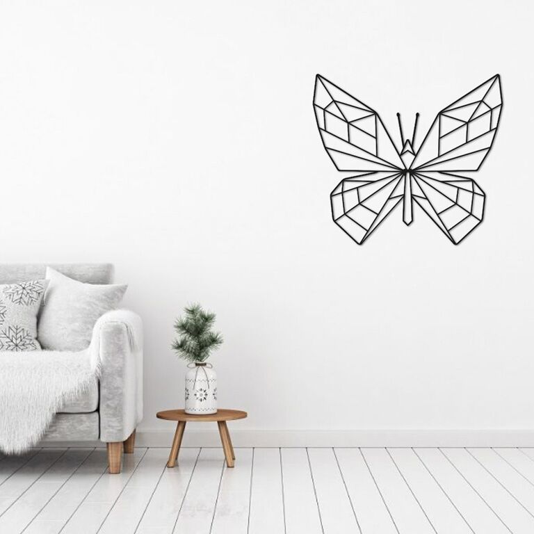 Wanddekoration aus Metall Schmetterling 1.0