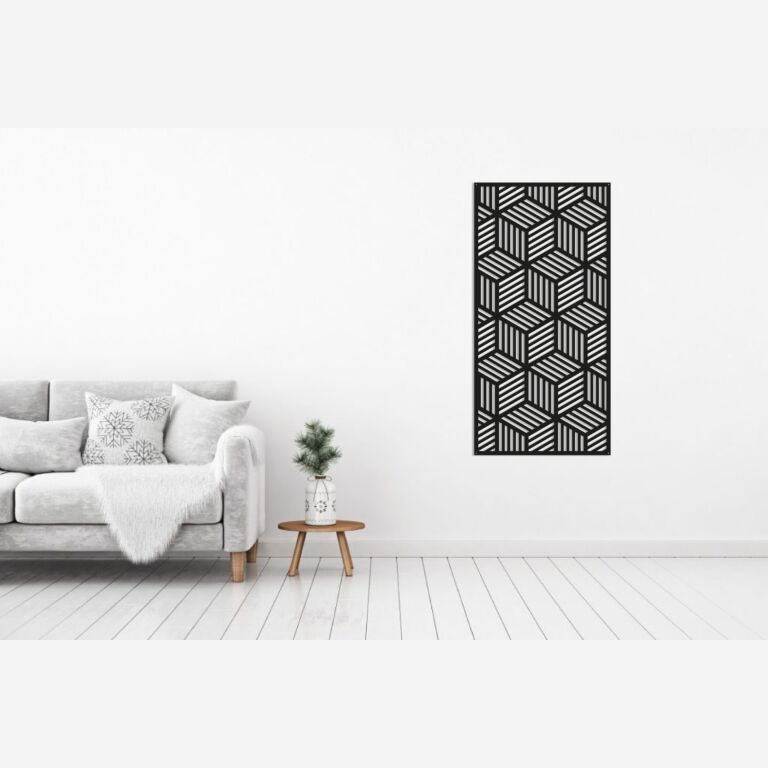 Wanddekoration aus Metall Geometrische Formen 1.0
