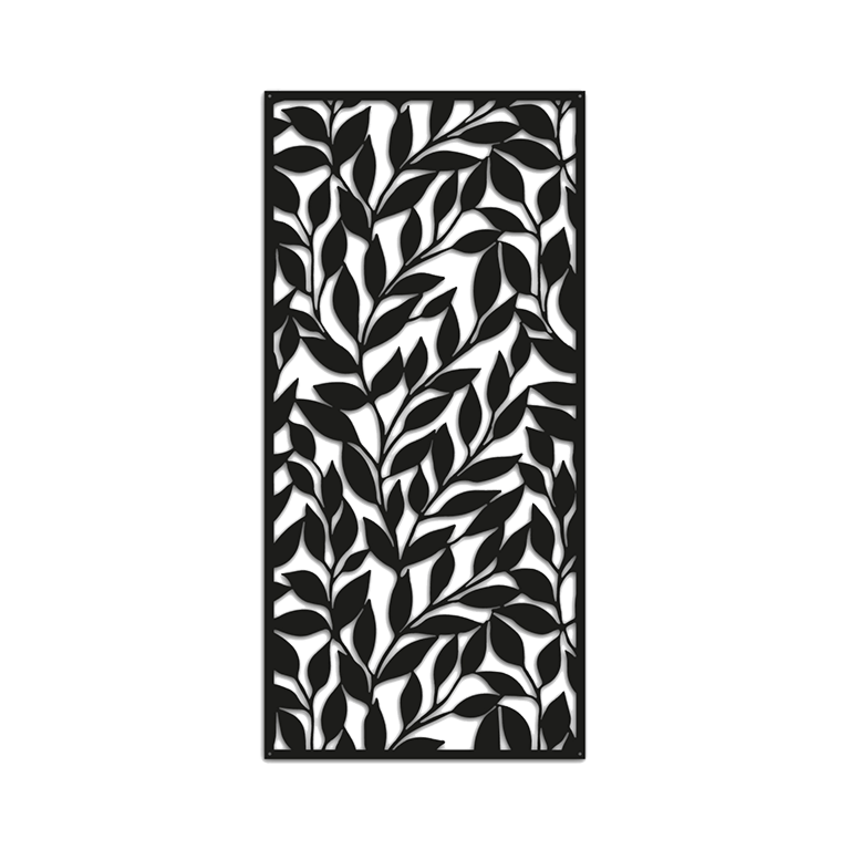 Wanddekoration aus Metall Leaves
