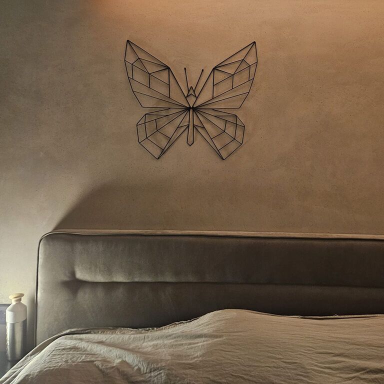 Wanddekoration aus Metall Schmetterling 1.0