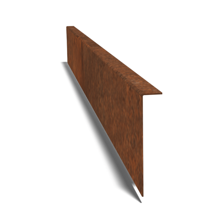 Einfassung gebogen aus Cortenstahl 12 cm (Länge 240 cm)