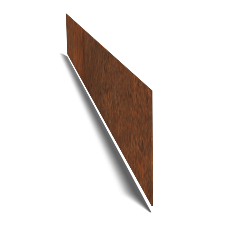 Einfassung gerade aus Cortenstahl 15 cm (Länge 240 cm)