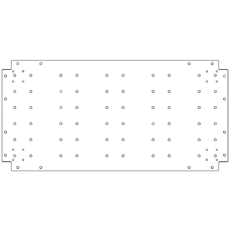 Bodenplatte aus verzinktem Stahl 50 x 100 cm