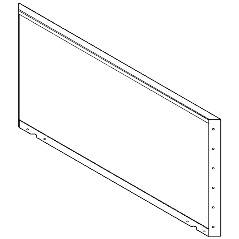 Cortenstahlplatte 60 x 120 cm
