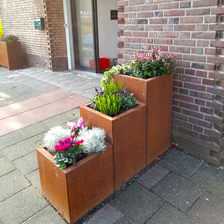Pflanzkübel aus Cortenstahl Miami special III 60