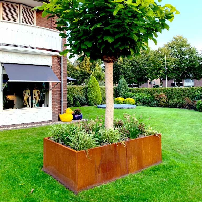 Hochbeet aus Cortenstahl Texas xxl 200 x 120 cm