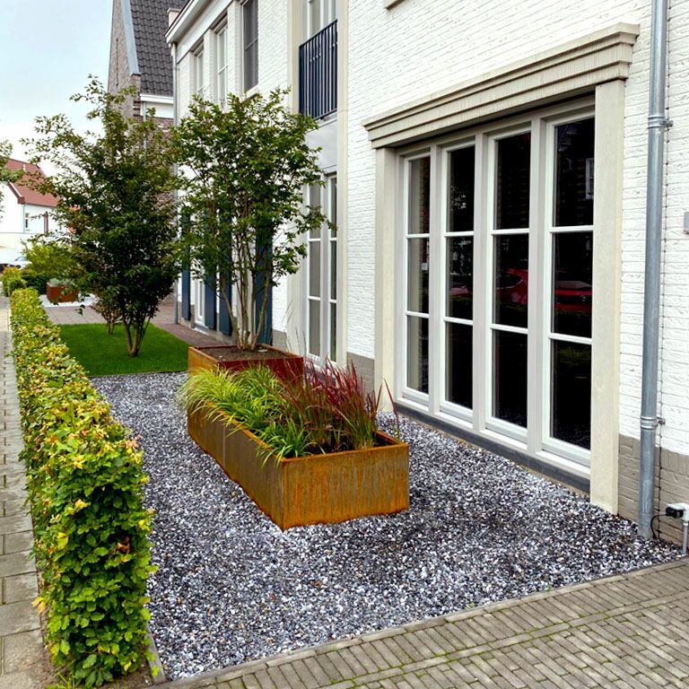 Hochbeet aus Cortenstahl Texas xxl 240 x 80 cm