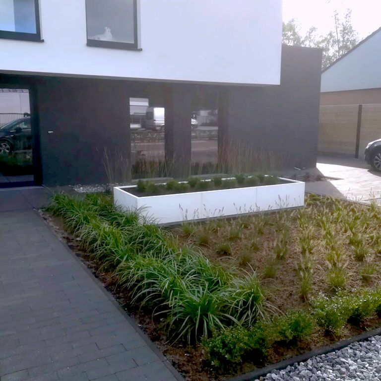 Hochbeet aus pulverbeschichtetem Stahl Texas xxl 320 x 100 cm
