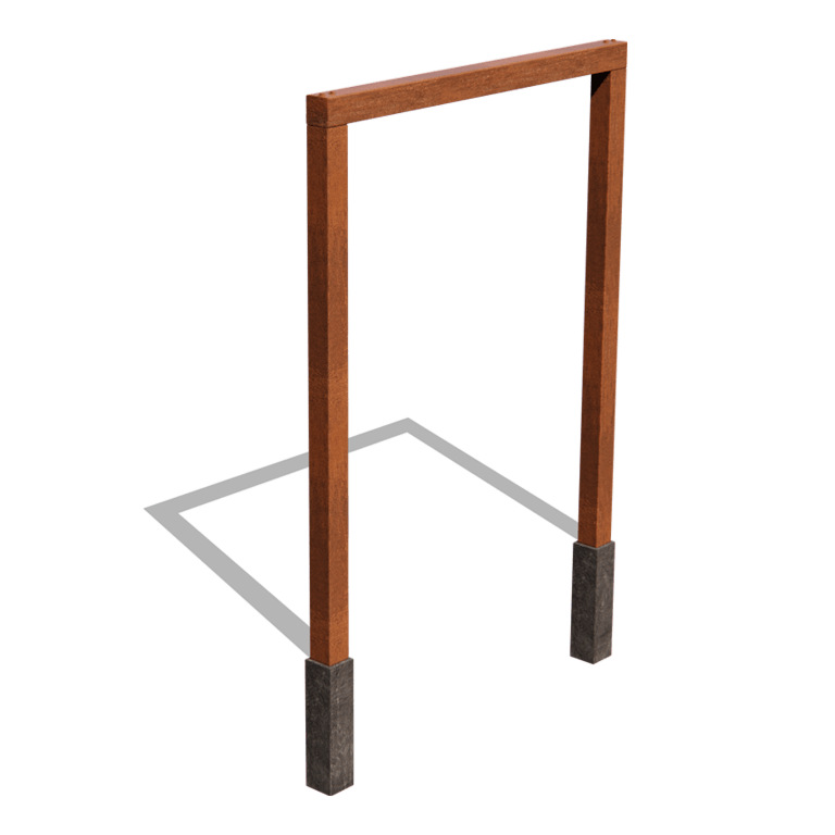 Pergola gerade aus Cortenstahl 200 cm