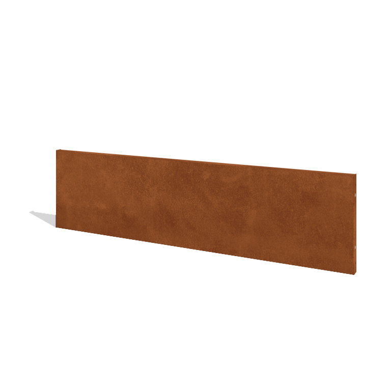Sichtschutzzaun aus Cortenstahl H Paneel 180 x 47,5 cm