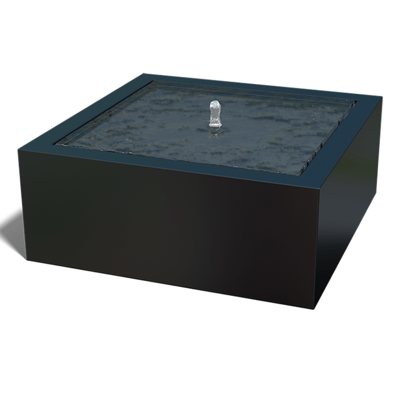 Wassertisch aus Aluminium 100 x 100 x 40 cm