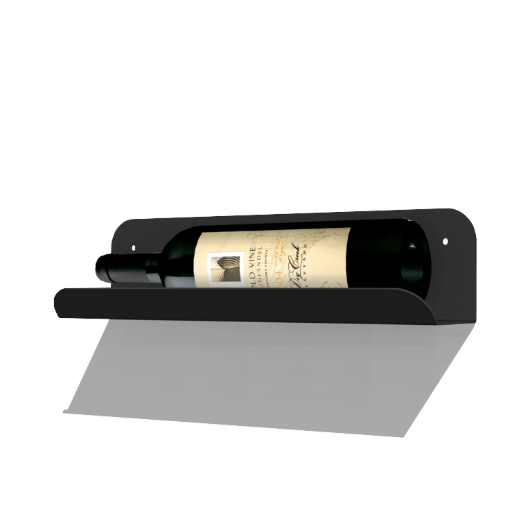 Weinregal aus pulverbeschichtetem Stahl Lazio 35 cm