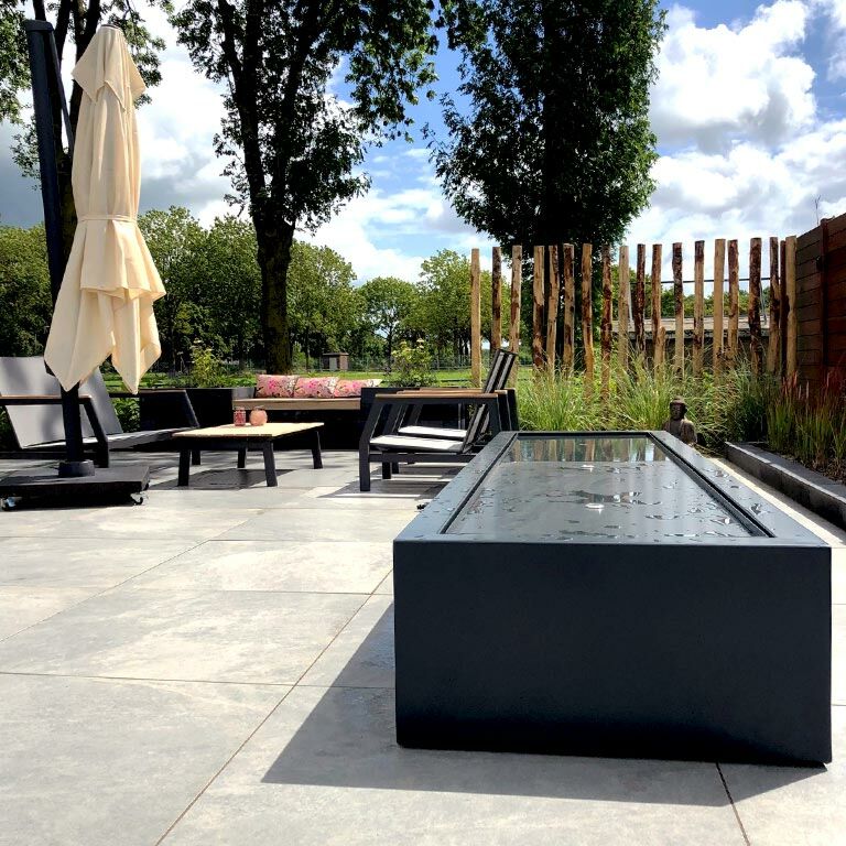 Aluminium-Wassertisch 300 x 80 x 40 cm