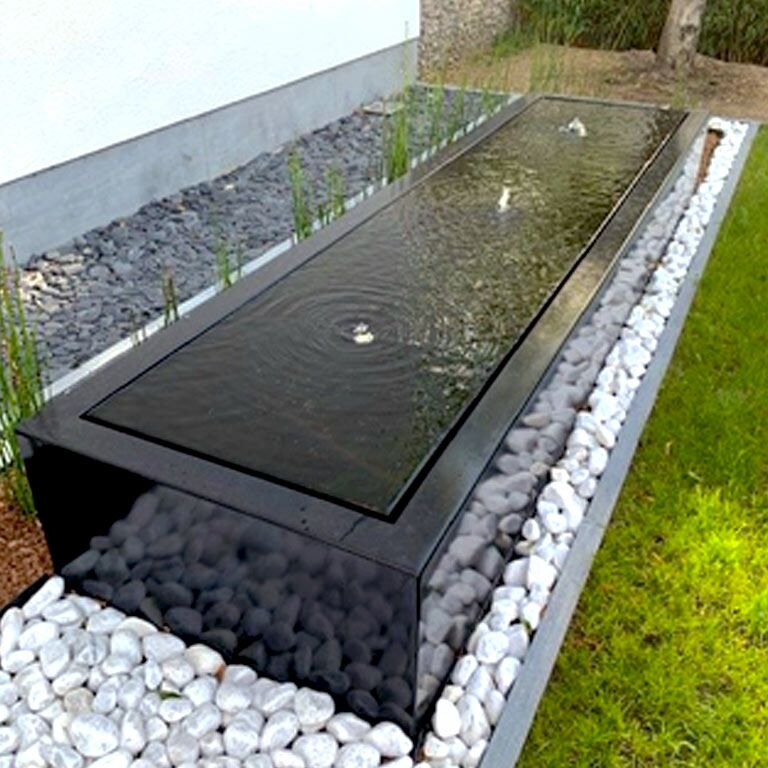 Aluminium-Wassertisch 300 x 80 x 40 cm