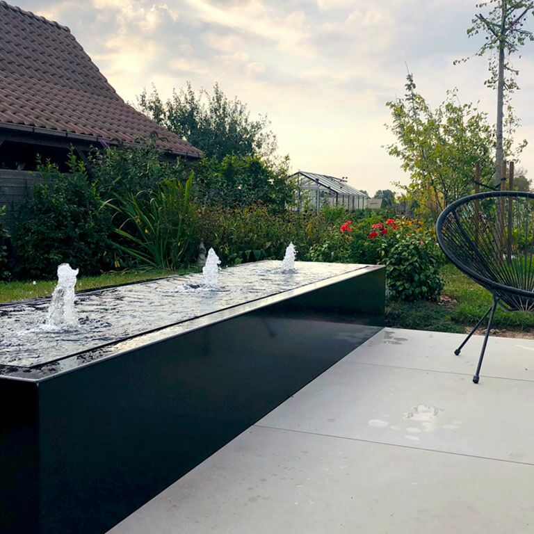 Aluminium-Wassertisch 300 x 80 x 40 cm