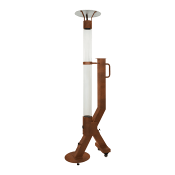 Pellet heizstrahler - Rocket - Corten