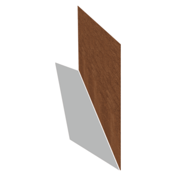 Beeteinfassung gerade aus Cortenstahl 37,5 cm (Länge 150 cm)