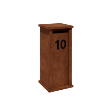 Arizona Briefkasten Typ S aus Cortenstahl