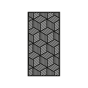 Wanddekoration aus Metall Geometrische Formen 1.0