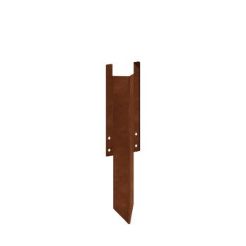 Erdspieß aus Cortenstahl Mittel 22 - 25 cm