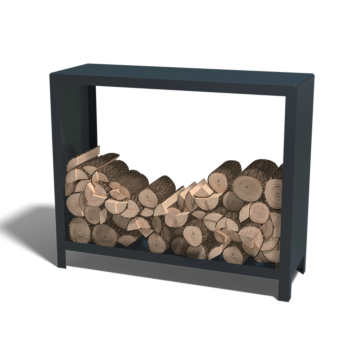 Holzlager aus Stahl - Indiana - 120 x 40 x 100 cm - Andere RAL farbe