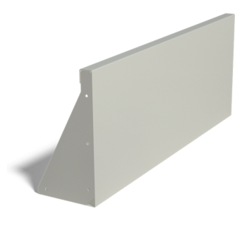 Stützmauer aus Stahl - Gerade - 100 x 40 cm - Andere RAL farbe
