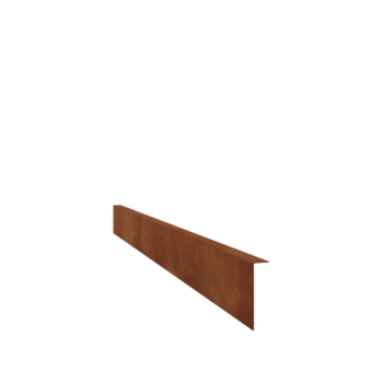 Rasenkante gebogen aus Cortenstahl 12 cm (Länge 240 cm)