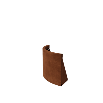 Cortenstahl Stützmauer - Außenkurve - 50 x 50 x 40 cm