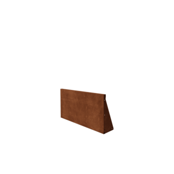 Cortenstahl Stützmauer - Gerade - 100 x 50 cm