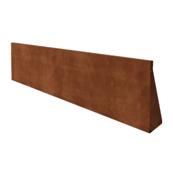 Cortenstahl Stützmauer - Gerade - 200 x 50 cm
