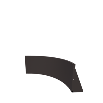 Stützmauer aus Stahl - Innenkurve - 100 x 100 x 50 cm - Andere RAL farbe