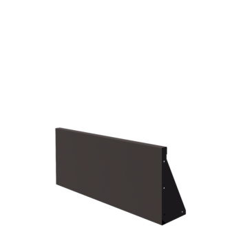 Stützmauer aus Stahl - Gerade - 100 x 40 cm - Andere RAL farbe