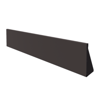 Stützmauer aus Stahl - Gerade - 200 x 40 cm - RAL7016 matte (anthrazitgrau)