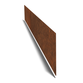Rasenkante gerade aus Cortenstahl 15 cm (Länge 150 cm)