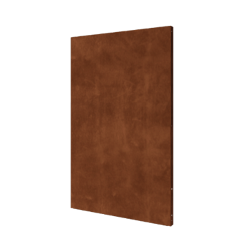 Cortenstahl Sichtschutz Paneel - Basis - 120 x 6 x 190 cm