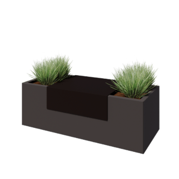 Plattform für pflanzkübel - 60 x 51 x 20 cm - Bronze