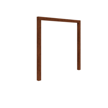 Cortenstahl Pergola - Gerade - 250 x 230 cm - Ohne Betonsockel Cortenstahl Pergola - Gerade - 250 x 230 cm - Ohne Betonsockel