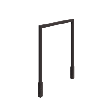 Pergola aus Stahl - Gerade - 250 x 230 cm - RAL7016 matte (anthrazitgrau) - Mit Betonsockel Pergola aus Stahl - Gerade - 250 x 230 cm - RAL7016 matte (anthrazitgrau) - Mit Betonsockel