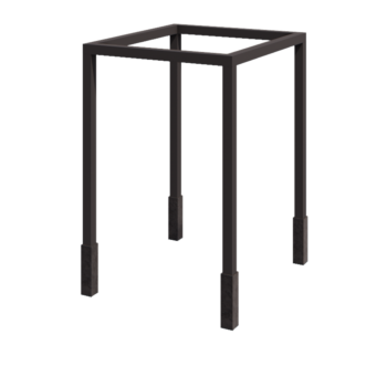 Pergola aus Stahl - Viereckig - 224 x 200 x 230 cm - Andere RAL farbe - Mit Betonsockel