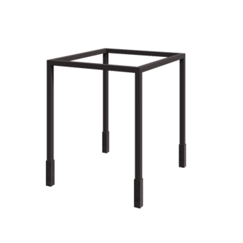 Pergola aus Stahl - Viereckig - 274 x 250 x 230 cm - RAL7016 matte (anthrazitgrau) - Mit Betonsockel