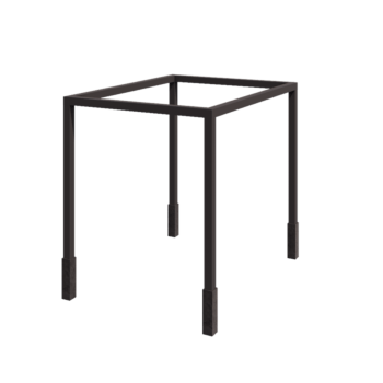 Pergola aus Stahl - Rechteckig - 324 x 250 x 230 cm - RAL7016 matte (anthrazitgrau) - Mit Betonsockel