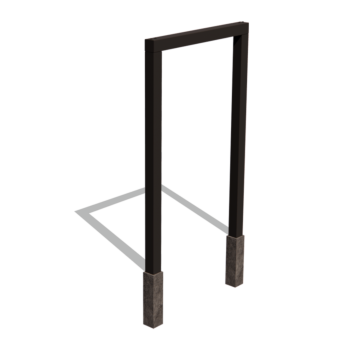 Pergola aus Stahl - Gerade - 150 x 230 cm - Andere RAL farbe - Ohne Betonsockel