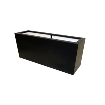 Fiberglas Pflanzkübel - Rechteck - 120 x 30 x 50 cm - Mit Boden