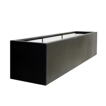 Fiberglas Pflanzkübel - Rechteck - 200 x 60 x 60 cm - Mit Boden