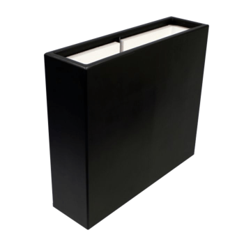 Fiberglas Pflanzkübel - Rechteck - 90 x 25 x 80 cm - RAL9010 matte (Weiß) - Mit Boden