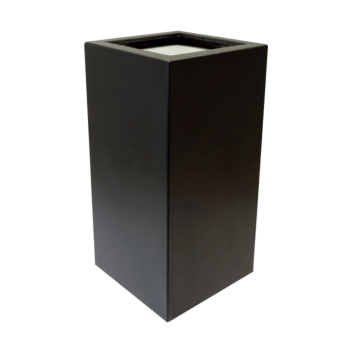Fiberglas Pflanzkübel - Viereck - 50 x 50 x 100 cm - Mit Boden