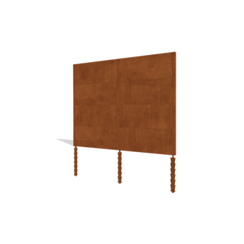 Sichtschutzzaun aus Cortenstahl H4 Komplettsatz 258 cm